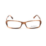 Ferragamo // Women's SF2611-260-53 Optical Frames // Light Brown Horn