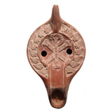 Choice Roman Oil Lamp With Chi-Rho // 5th ?É 6th Century AD