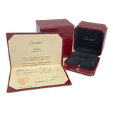 Cartier // 18k Rose Gold + 18k White Gold + 18k Yellow Gold + Sapphire Trinity Ring // Ring Size: 5.25 // Store Display