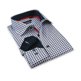 Button-Up Shirt //  - Contemporary Fit - contrast  trimming- final sale