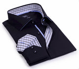 Button-Up Shirt //  - Tailored Fit - contrast  trimming - final sale