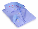 Long Sleeve Shirt with contract trimming // Dual cuffs //  contemporary fit - Final Sale