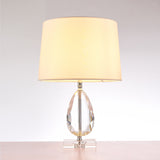 Trento Metal & Acrylic Table Lamp, White/Clear