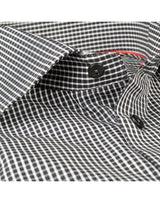 Made in Italy Dress Shirts// Black Check- contemporary fit- Final Sale