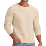 Crewneck Interlock Knit Pullover