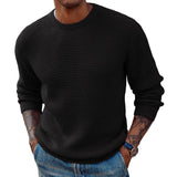 Crewneck Small Chain Knit Pullover