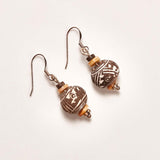 Earrings Comprised of Pre-Columbian Whorls // c. 800-1500 AD