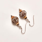Earrings Comprised of Pre-Columbian Whorls // c. 800-1500 AD