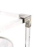 Soren Lucite & Glass Lantern // Large