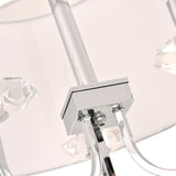 Azure Metal & Glass Chandelier Lights