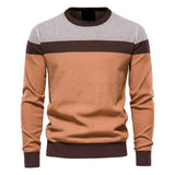 Crewneck Monochrome Block Sweater