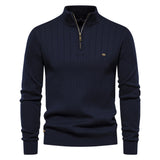Striped Quarter-Zip Pullover