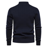 Striped Quarter-Zip Pullover