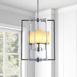 Riva Metal & Glass Chandelier Lights