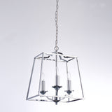 Lionnel Metal & Glass Chandelier Lights