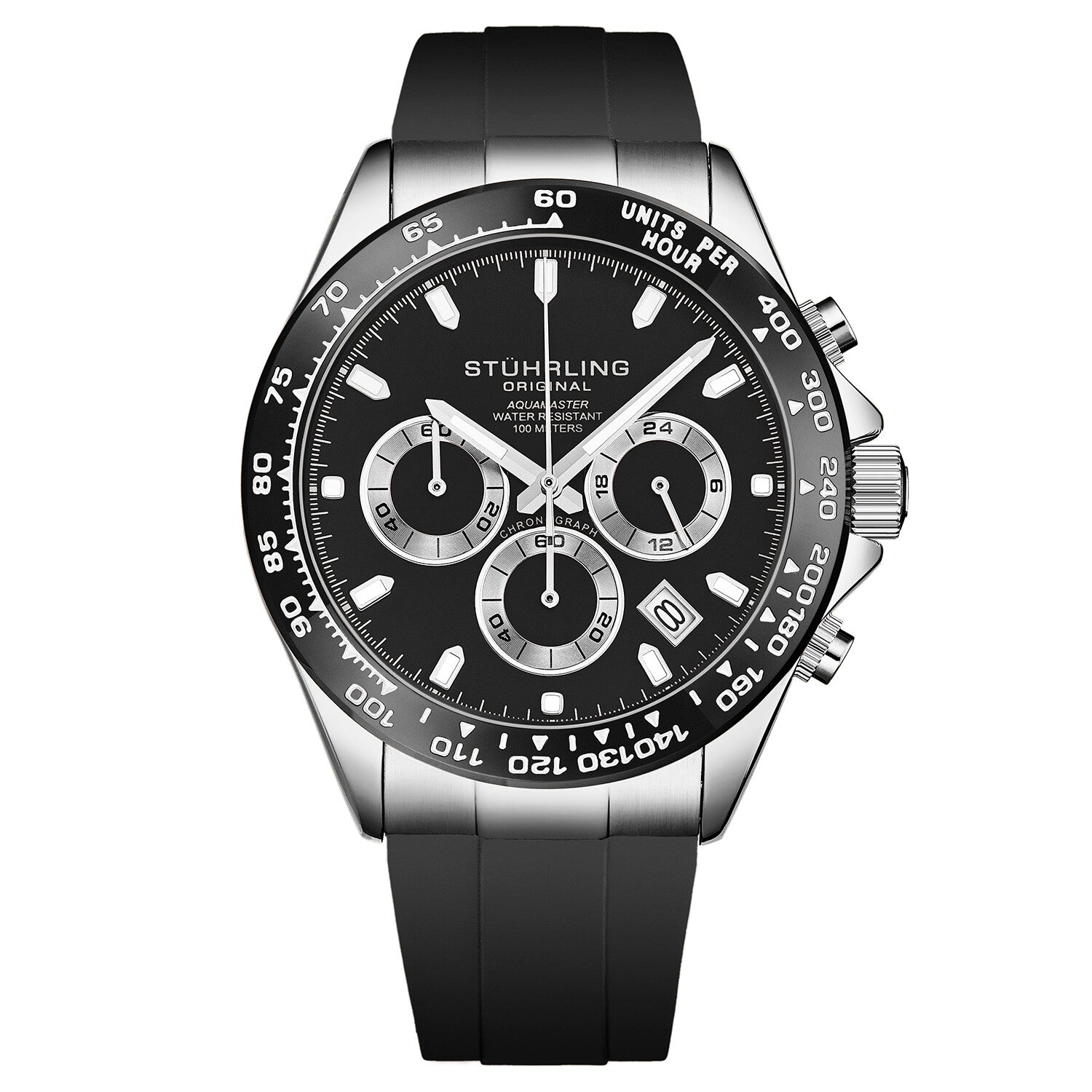 Stuhrling Original Aquamaster Chrono Quartz // 4050.2