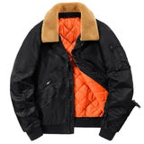 Fleece Neck Bomber Jacket