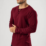 Slim Fit Long-Sleeve Henley