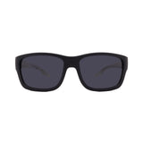 Men's // Prada Sport PS01WS UFK07H Square Sunglasses // Grey Rubber +Dark Grey Mirror Polar Lenses