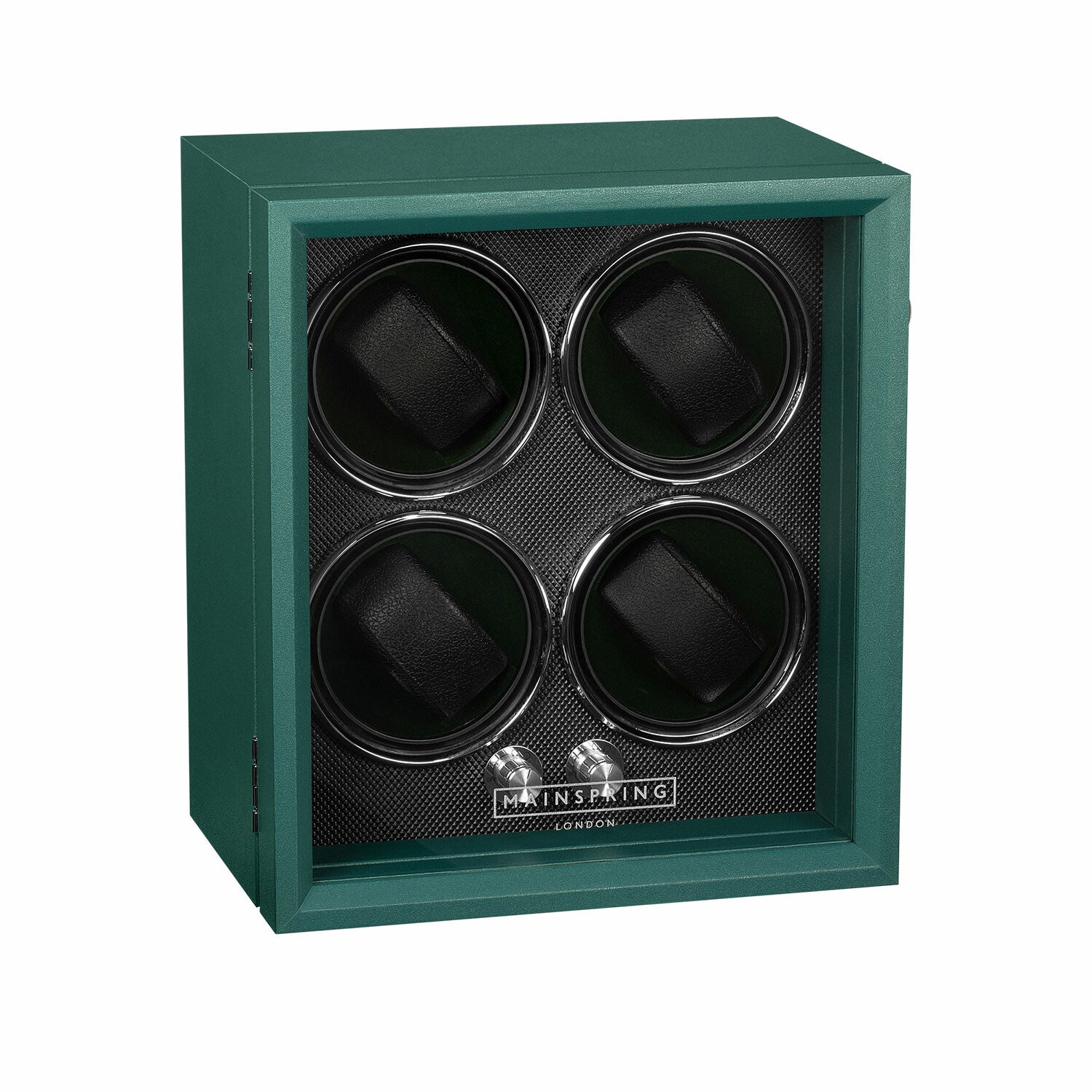 Oxford Guardian // 4-Slot Watch Winder // Green