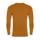 Solid Crewneck Long-Sleeve T-Shirt