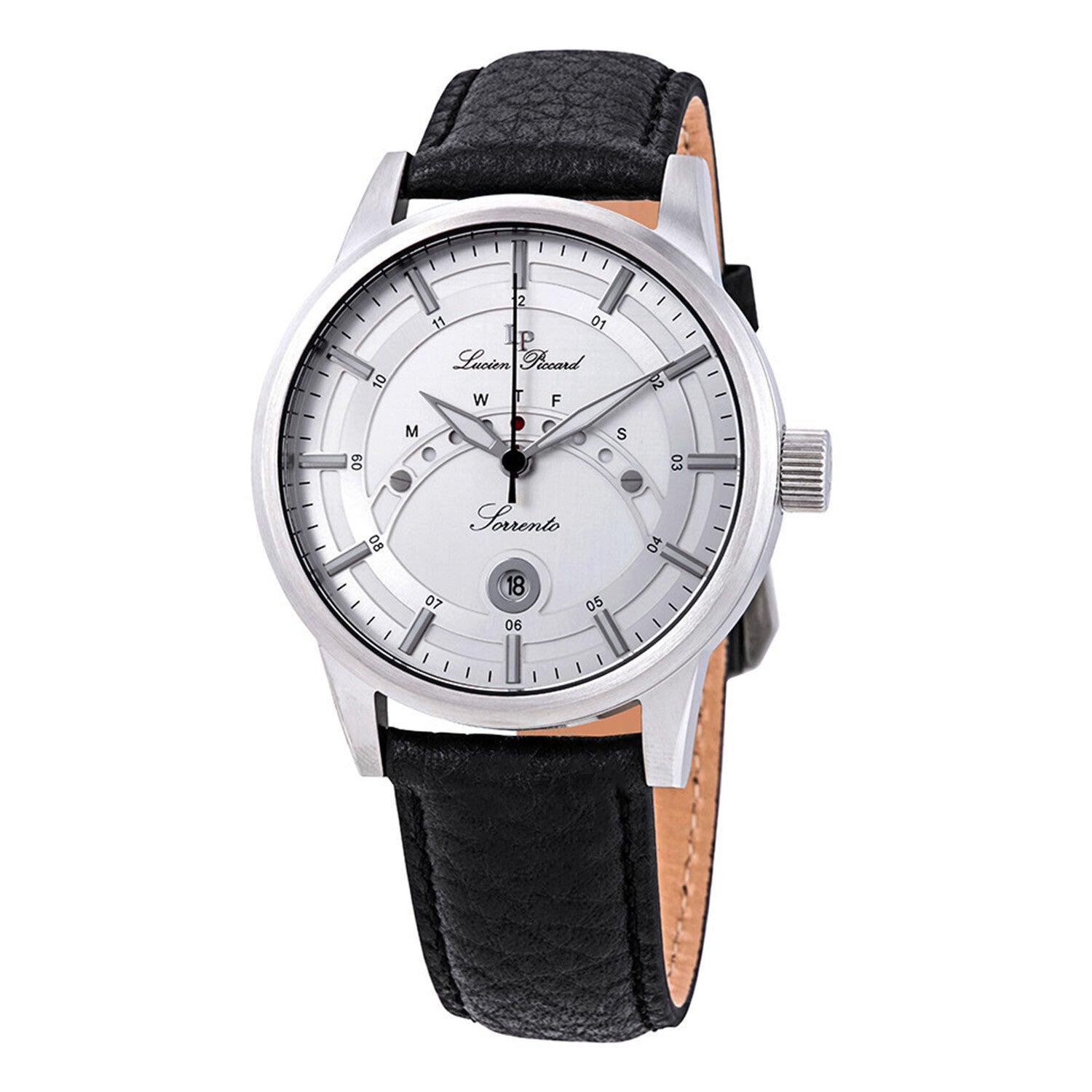 Lucien Piccard Sorrento Retrograde Calendar Quartz // LP-10154-02S