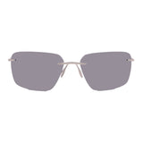 Porsche // Men's // P8923 D779 Pilot Sunglasses // Silver + Silver Mirror Lenses