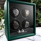 Oxford Guardian // 4-Slot Watch Winder // Green