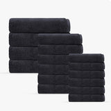 Puresoft 16 Pieces Turkish Towels Set