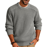 Crewneck Big Chain Knit Sweater