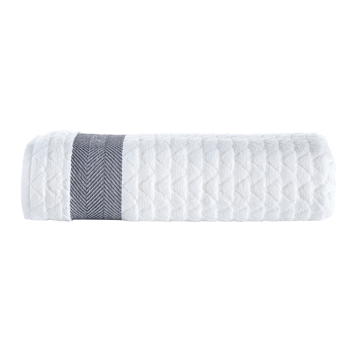 Herringbone Bath Sheet // White