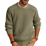 Crewneck Big Chain Knit Sweater