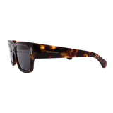 Men's // Ferragamo SF2011S 242 Square Sunglasses // Dark Havana + Gray