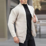 V-Neck Knit Cardigan