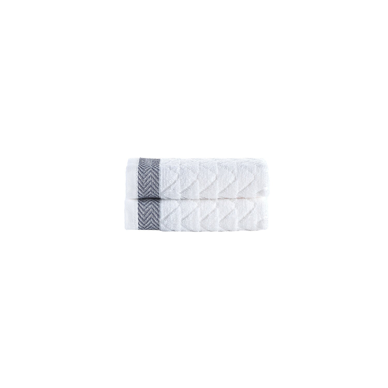 Herringbone Wash Towel // White // Set of 4