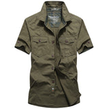 Tactical Cotton Button-Up