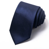 Men's Necktie // Midnight Navy Grid