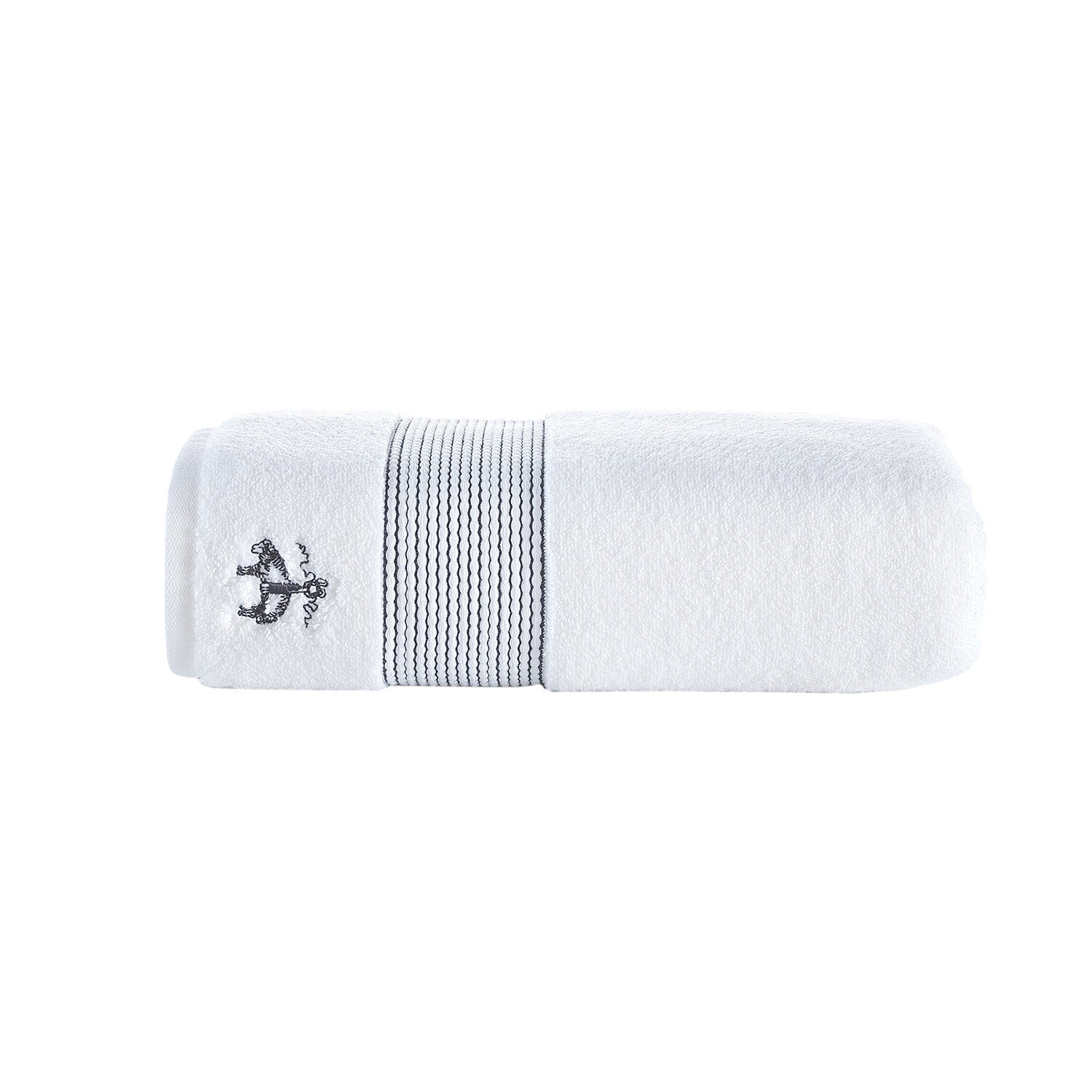 Brooks Brothers Rope Stripe Border // Bath Towel