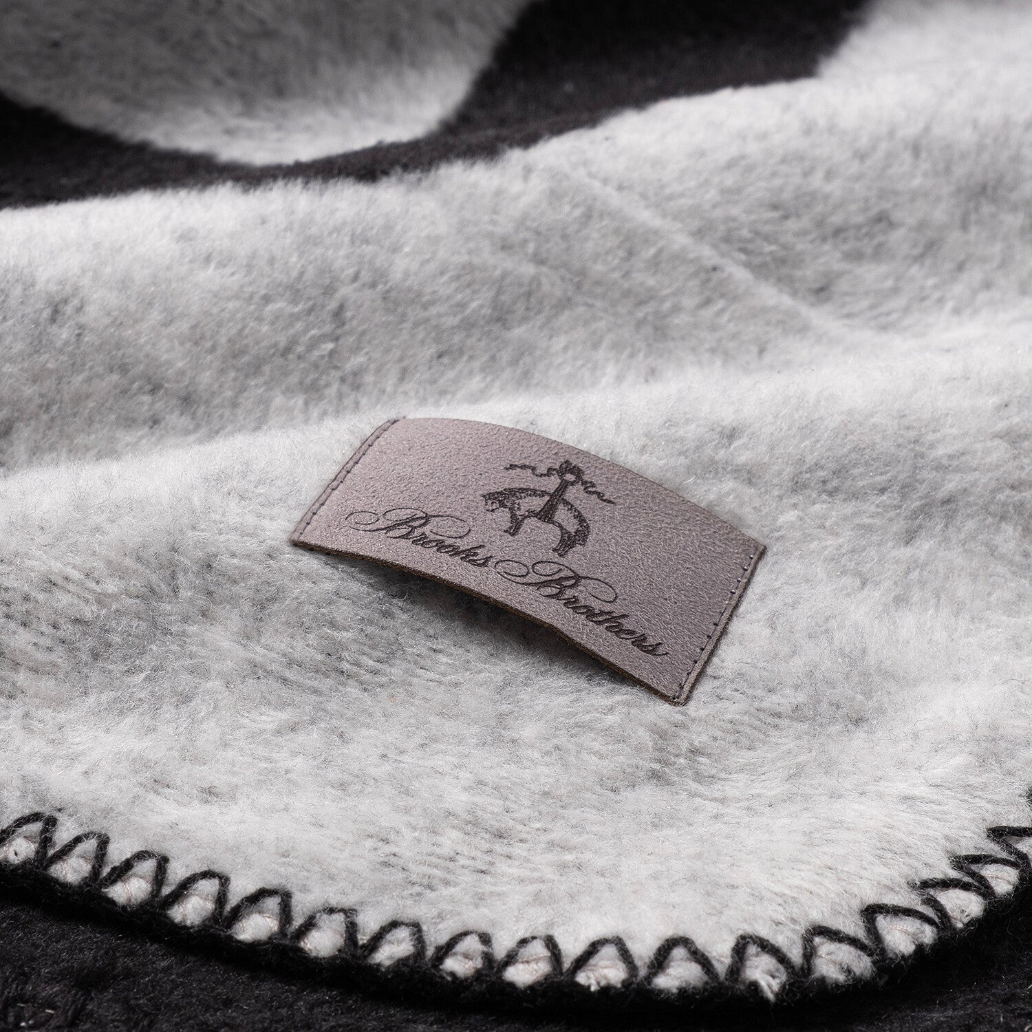 Brooks Brothers Monogram Throw