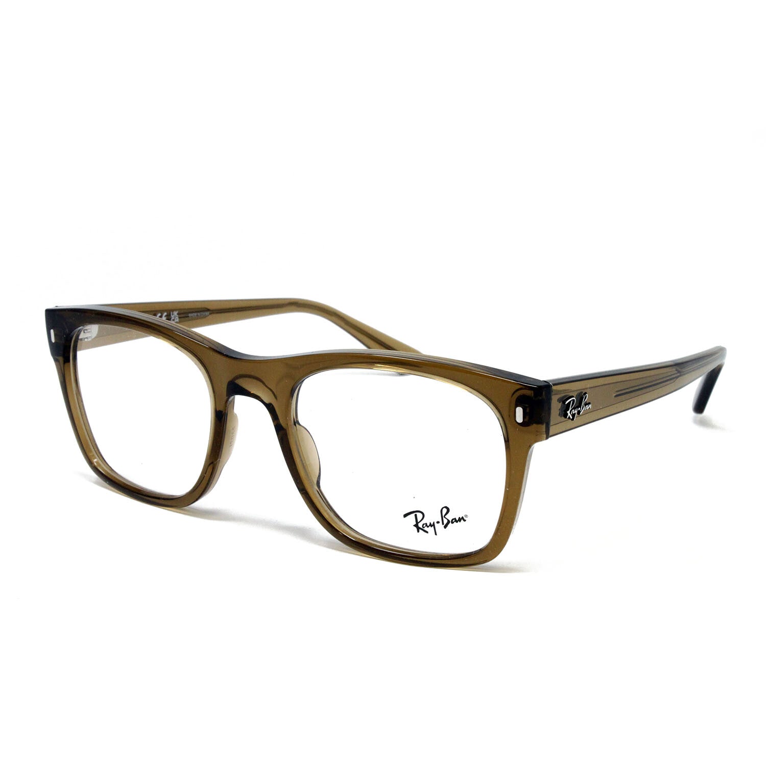 Ray Ban // Men's //  RX7228/8198 Eyeglasses // Transparent Light Brown