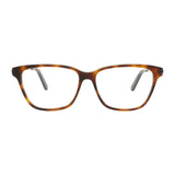 Salvatore Ferragamo // Men's // SF2851 214 Square Optical Glasses // Light Havana + Clear Demo Lenses