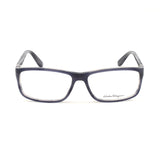 Ferragamo // Men's SF2608-423-55 Optical Frames // Blue Horn