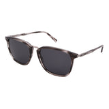 Men's // Ferragamo SF910S 003 Square Sunglasses // Gray Stripe + Gray