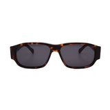 Men's // Ferragamo SF1109S 242 Square Sunglasses // Dark Havana + Gray