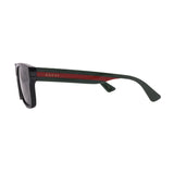 Gucci // Men's // GG0340S 006 Square Sunglasses // Black + Dark Gray Lenses