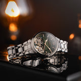 Thomas Earnshaw Barallier Dual Open Heart Automatic // ES-8266-77