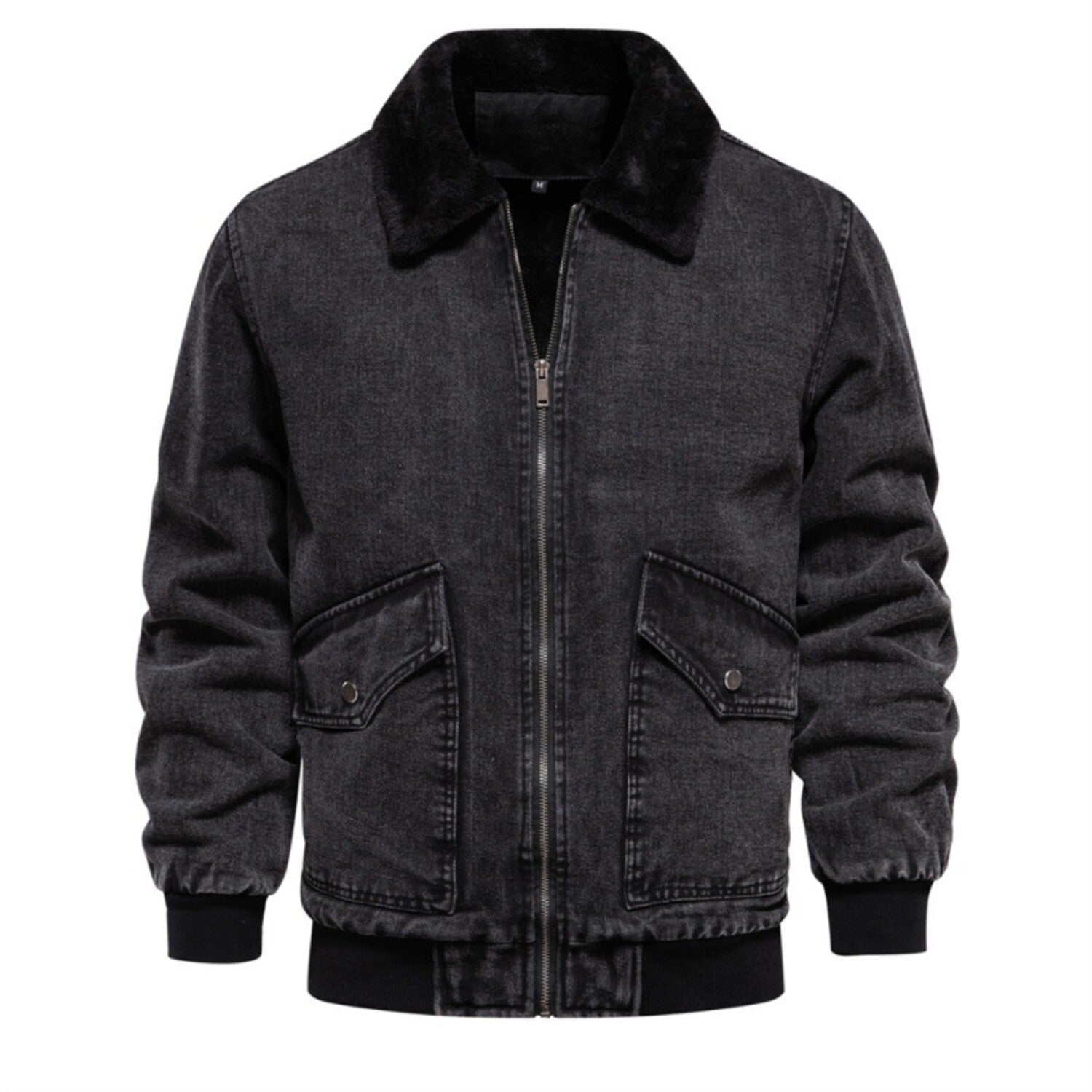 Denim Fleece Lined Jacket