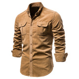 Long-Sleeve Field Button-Up