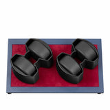 Oxford Augustine // 4-Slot Watch Winder // Blue