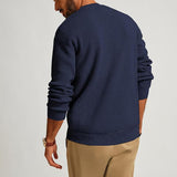 Crewneck Waffle Pullover